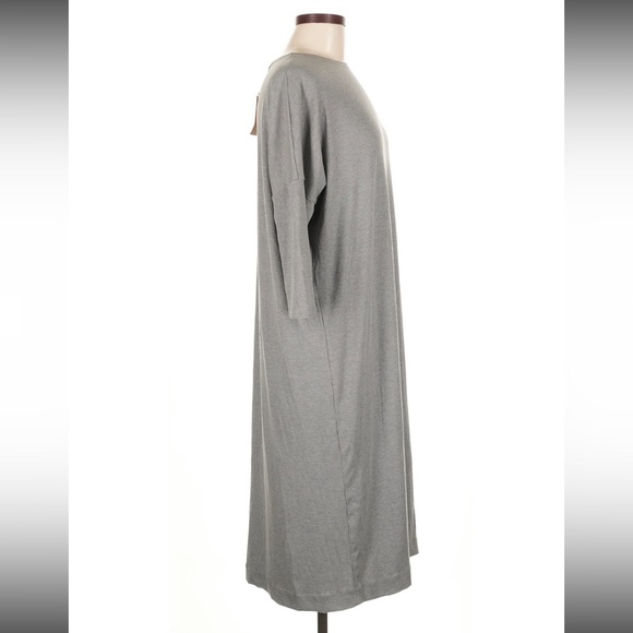 Blank Elegant Gray Women's Dress - Picture 3 of 7